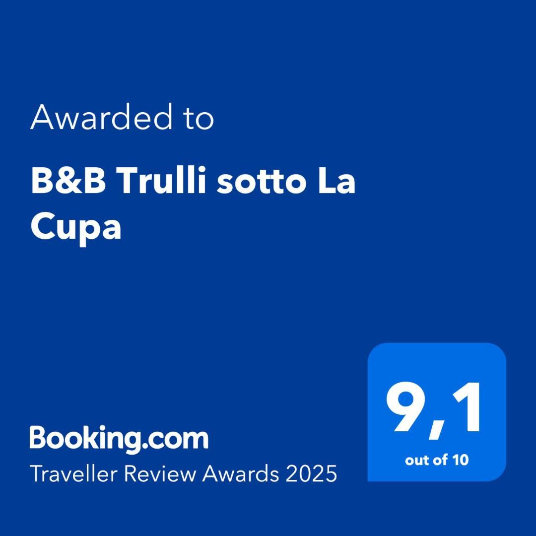B&B Trulli Sotto La Cupa Μαρτίνα Φράνκα Εξωτερικό φωτογραφία